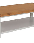 Bandon Grey And Oak Coffee Table With Shelf