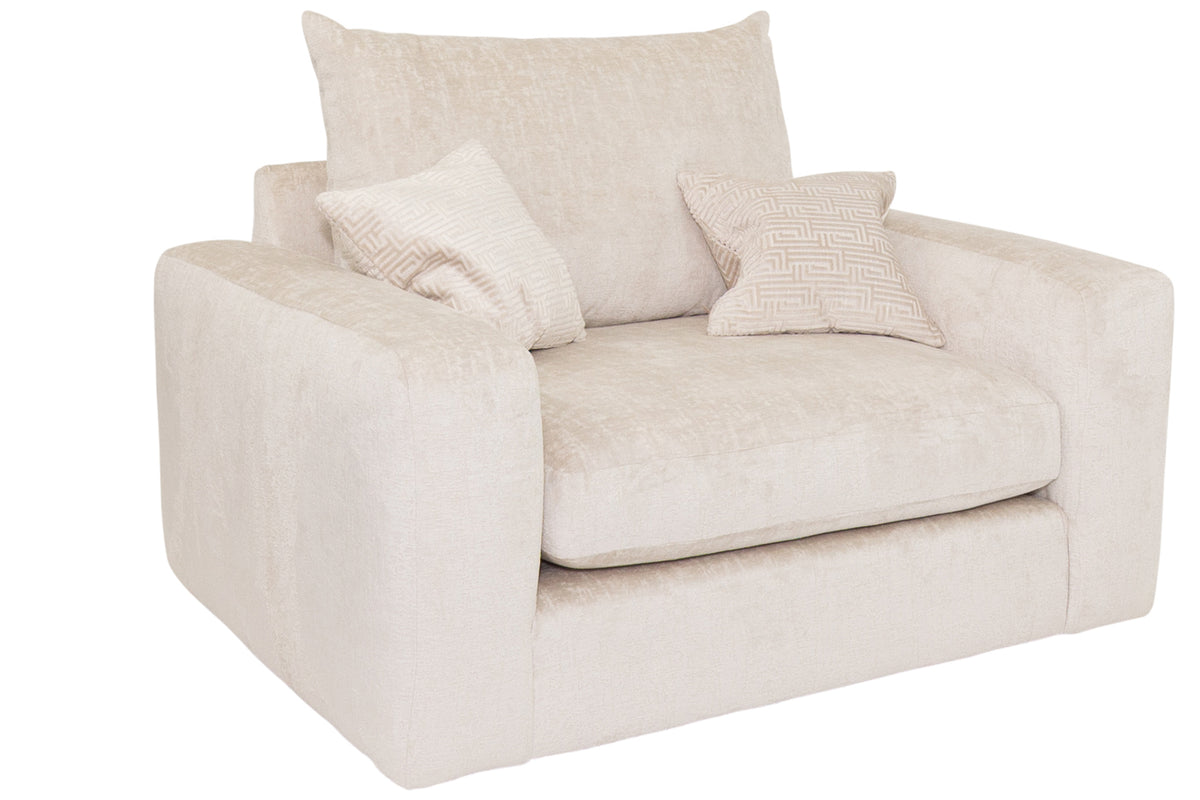 Bordeaux Fabric Armchair with 2 cushions