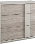 Cape Cod wood look glossy 3 Drawer Chest