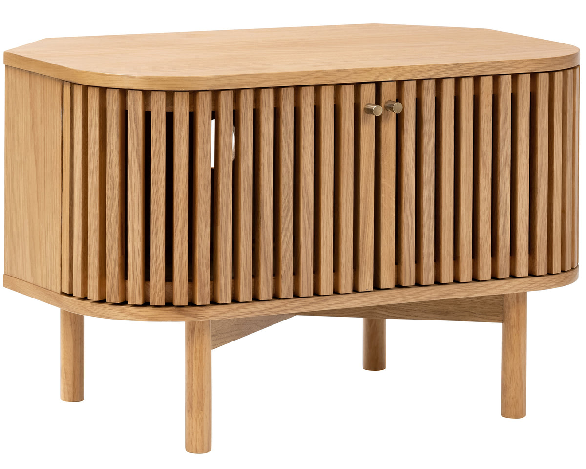 Carna Oak Corner Entertainment Unit