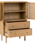 Carna - Oak Shoe Cabinet