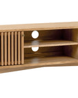 Carna Small Entertainment Unit with 2 cupboards and central shelving