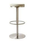 Carol Steel And Grey gas cylinder Barstool