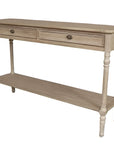 Carty 2 Drawer Console Table with lower shelf