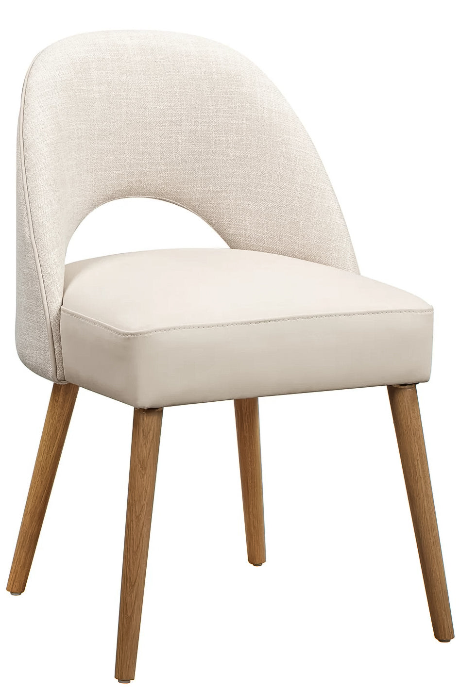 Clarkson fabric and faux leather Dining Chair