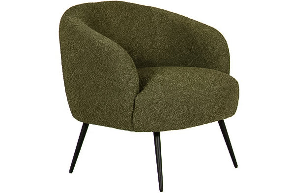 Danube Green Boucle Armchair