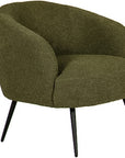 Danube Green Boucle Armchair
