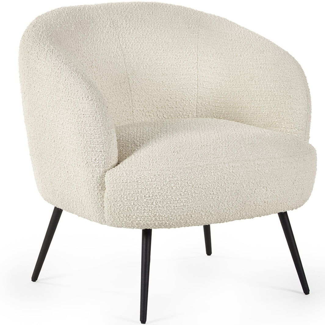 Danube Ivory Boucle Armchair