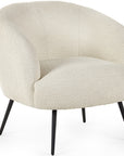 Danube Ivory Boucle Armchair