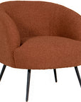 Danube Orange boucle Armchair
