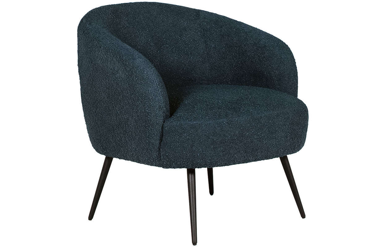 Danube Blue boucle Armchair