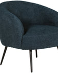Danube Blue boucle Armchair