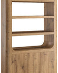 Dovedale Tall Display Cabinet with open shelving