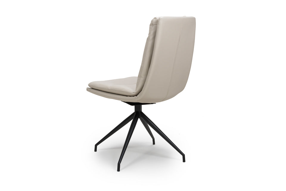 Eske - Taupe Swivel Dining Chair