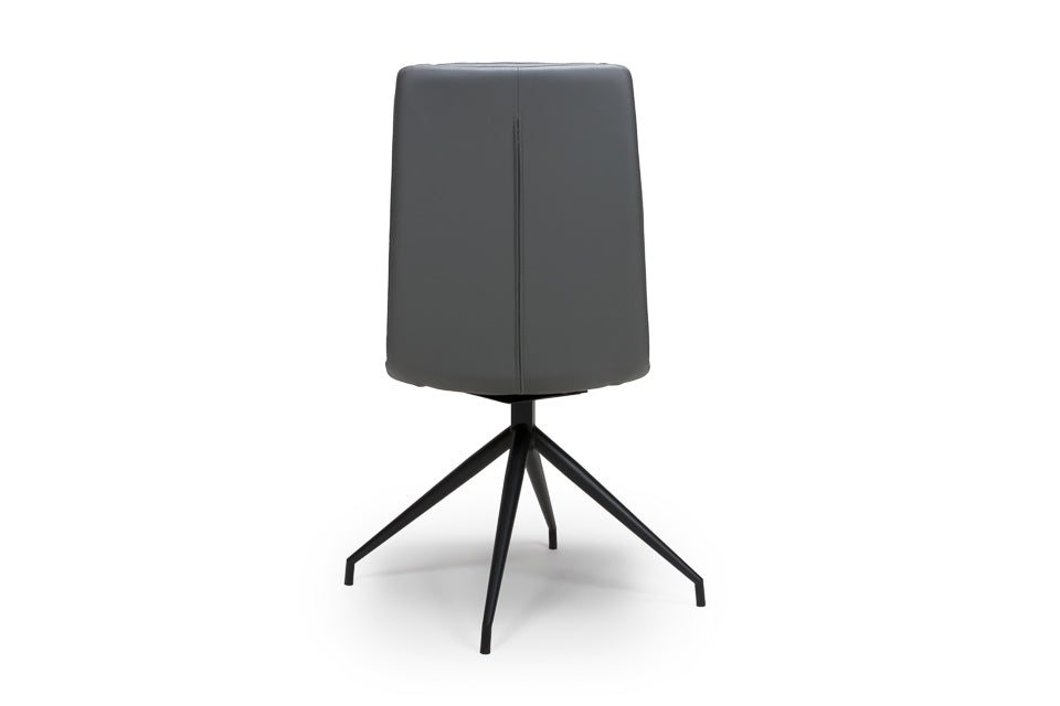 Eske - Grey Swivel Dining Chair