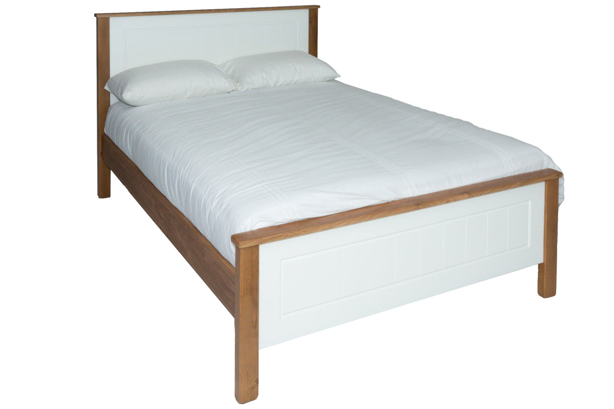 Eden 5ft bedframe white and oak