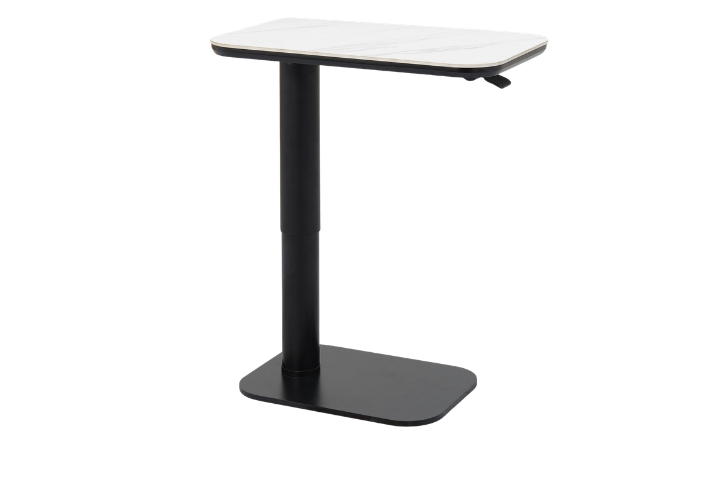 Erin White Gas lift Sofa Table