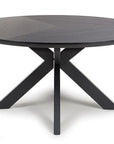Fiji Black Round Dining Table