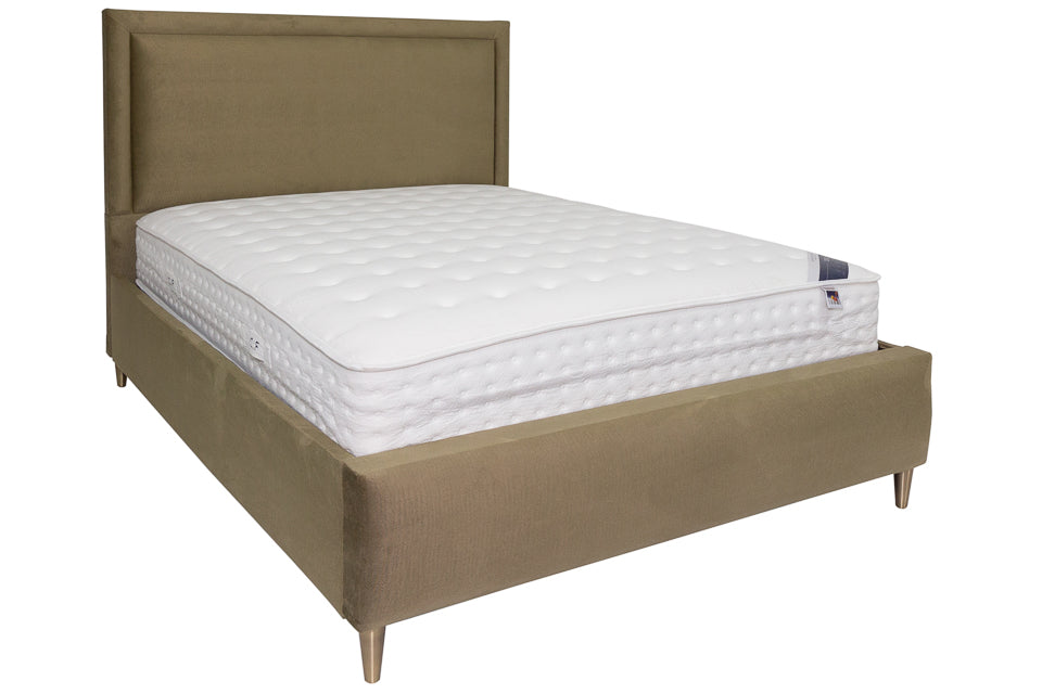 Furbo Green fabric 5 foot King Bedframe