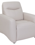 Hunter white Leather Recliner