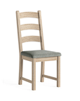 Hyatt grey fabric dining chair