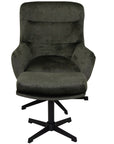 Helsinki - Green Armchair & Footstool