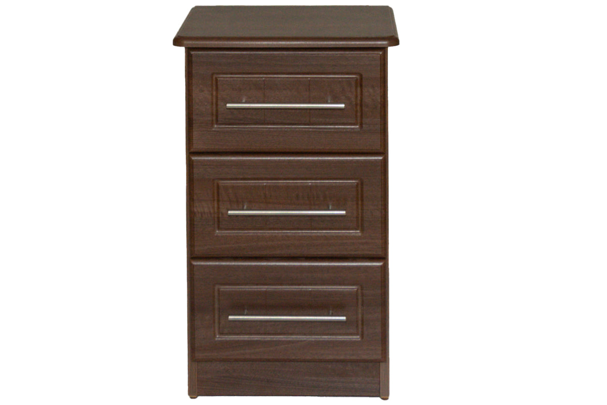 Eden - 3 Drawer Bedside Locker