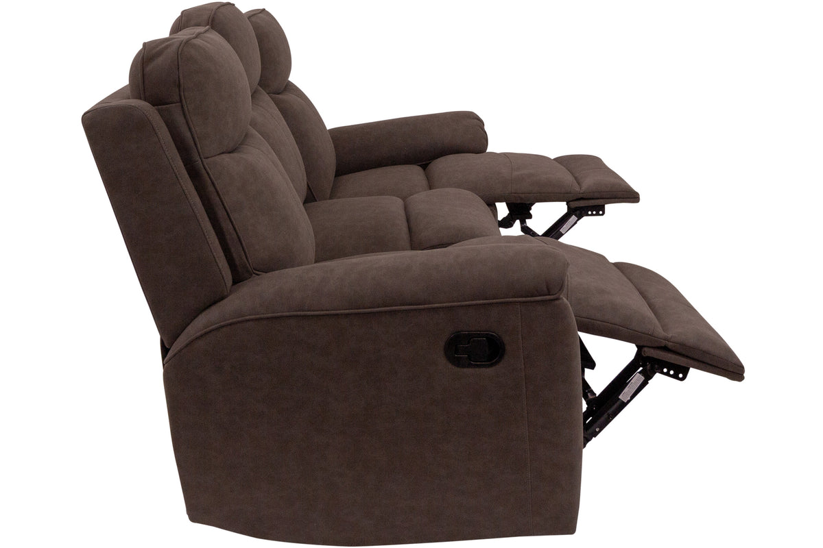 Brookfield - Fabric 3 Seater Recliner