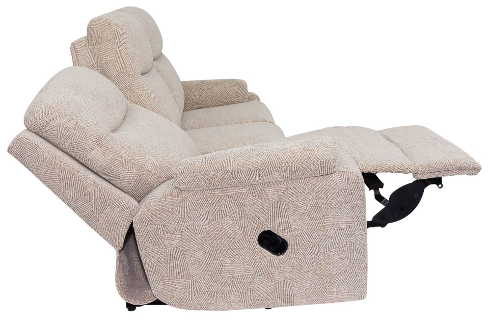 Pierre - 3 Seater Manual Recliner