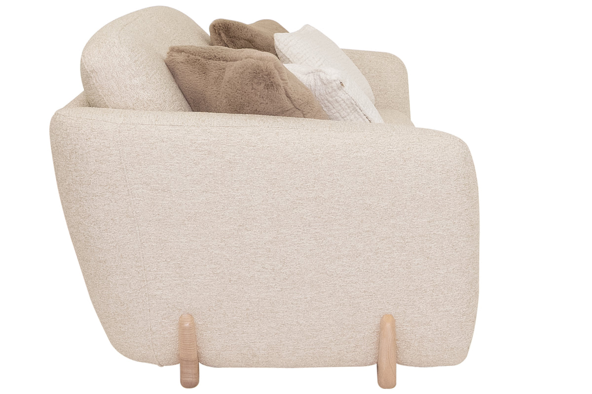 Harvard - Cream Fabric 2 Seater