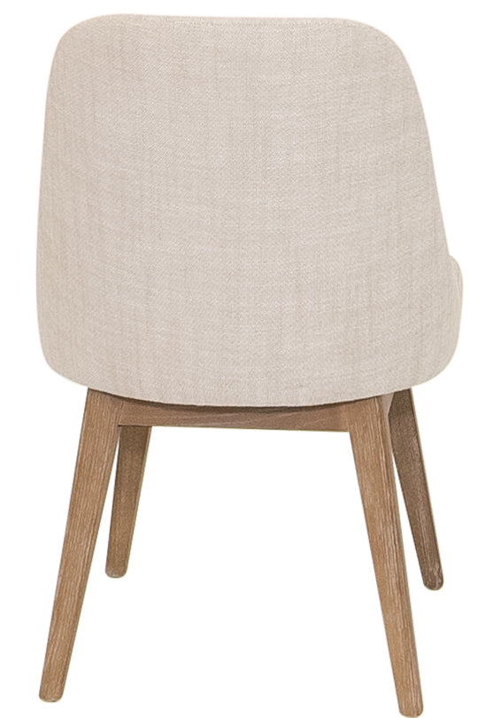 Valletta - Cream &amp; Oak Dining Chair