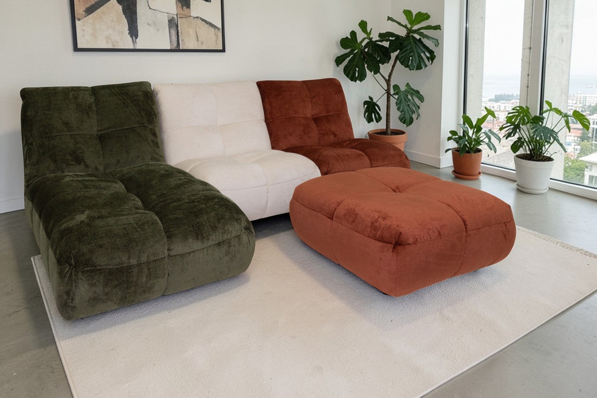 Hernan - Chaise Suite + Ottoman