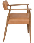 Nurney - Tan Leather Dining Chair