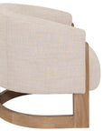 Palma - Cream & Oak Armchair