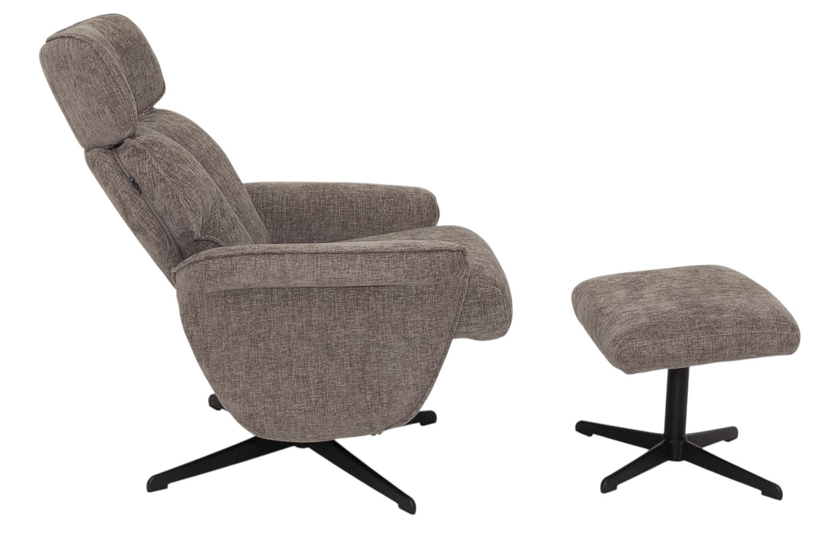 Seine - Stone Swivel Recliner