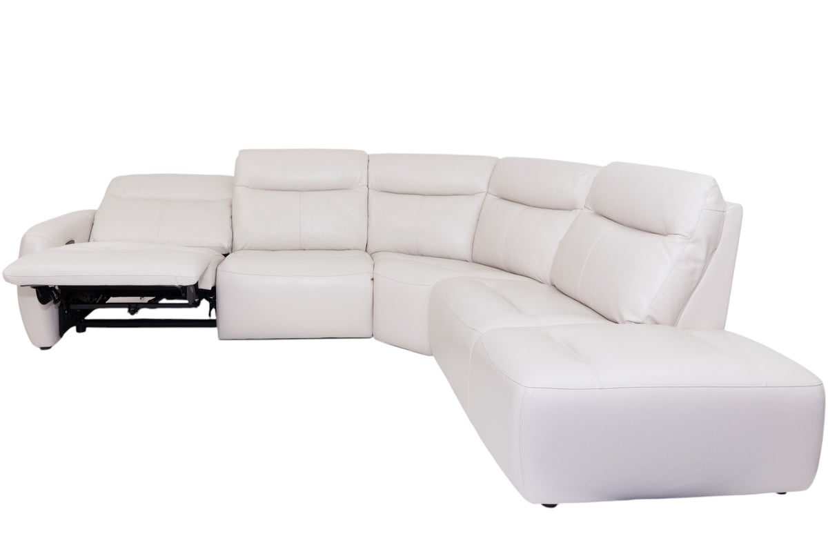Hunter - Leather Reclining Corner Suite