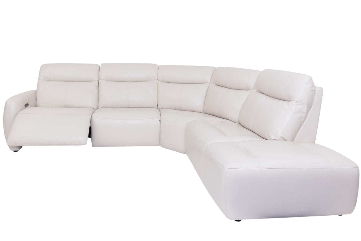 Hunter - Leather Reclining Corner Suite