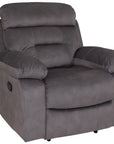 Jade grey Fabric Manual Recliner