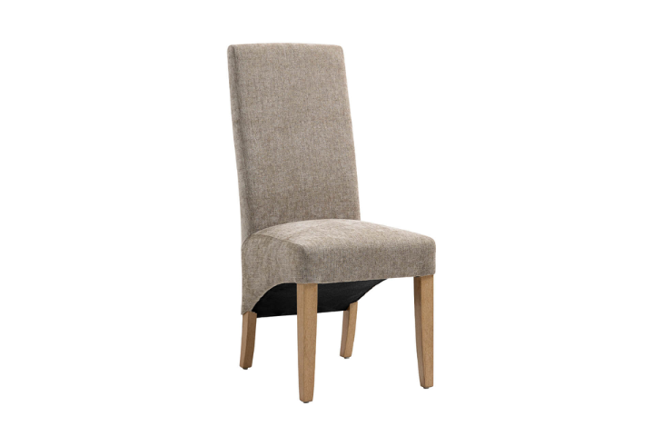 James mink coloured fabric Dining Chair