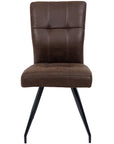 Juno Brown Fabric Dining Chair