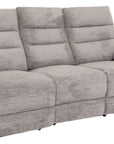 Kent 3 Seater grey fabric Power Recliner