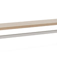 Kilronan Grey and oak 2 metre Cross Leg Bench