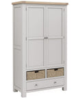 Kilronan Grey And Oak Lader Unit with baskets