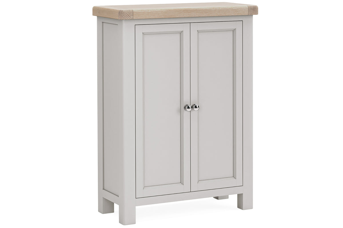 Kilronan Grey and Oak Shoe Cabinet
