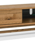 Leah Entertainment Unit with glass shelf