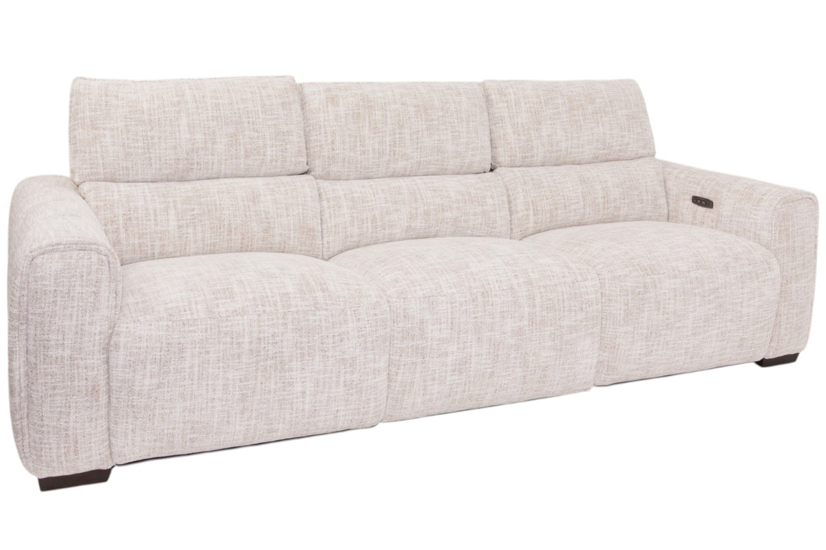 Lexi textured fabric 3 Seater Recliner