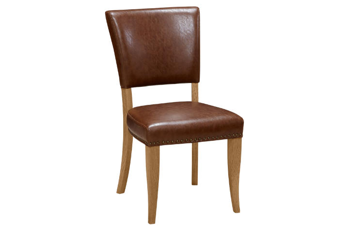 Mannheim Tan Faux Leather Dining Chair