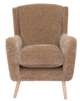 Marcella Brown Fabric Armchair