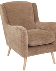 Marcella - Brown Fabric Armchair