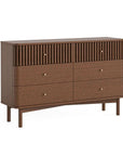 Ocean 6 Drawer Chest with gold handles